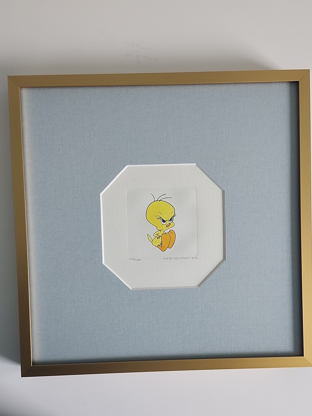 Tweety Bird Framed Art Print - Yellow